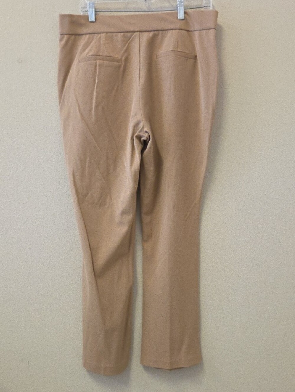 Countwrparts Women’s Stretch High-Rise Curvy Straight Leg Pants in Camel Size L - Picture 3 of 6